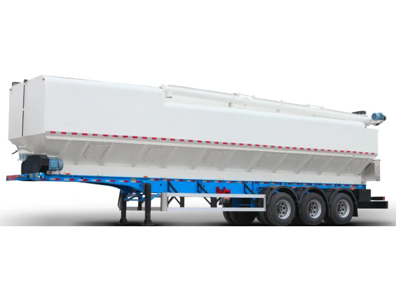 Auger bulk feed trailer